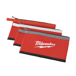 Milwaukee  Zipper Pouches 3pk