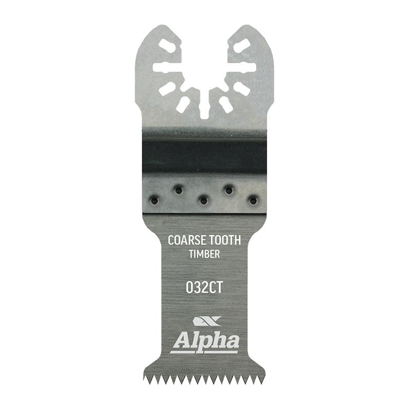 ALPHA Coarse Tooth 32mm - Timber Multi-Tool Blade - 3 Pack