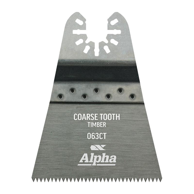 ALPHA Coarse Tooth 63mm - Timber Multi-Tool Blade