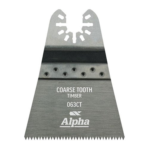 ALPHA Coarse Tooth 63mm - Timber Multi-Tool Blade - 3 Pack