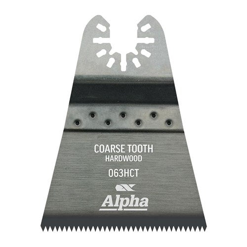 ALPHA Coarse Tooth 63mm - Hardwood Multi-Tool Blade - 3 Pack