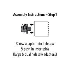 ALPHA Alpha Pro Lock Quick Change Small Adaptor Set (x2)