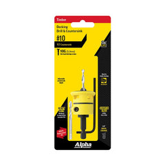 ALPHA Decking Countersink TCT No.10 with Spare Drill and Hex Key