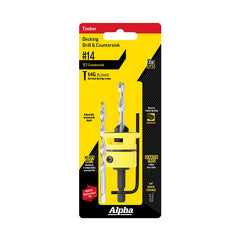 ALPHA Decking Countersink TCT No.14 with Spare Drill and Hex Key