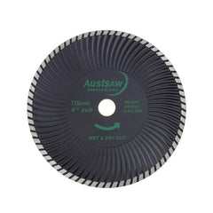 Austsaw- 115mm (4.5in) Diamond Blade Super Turbo Wave - 22.2mm Bore - Super Turbo