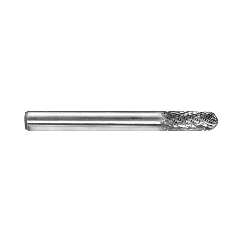 1/4in Cylindrical Ball Nose Carbide Burr Carded