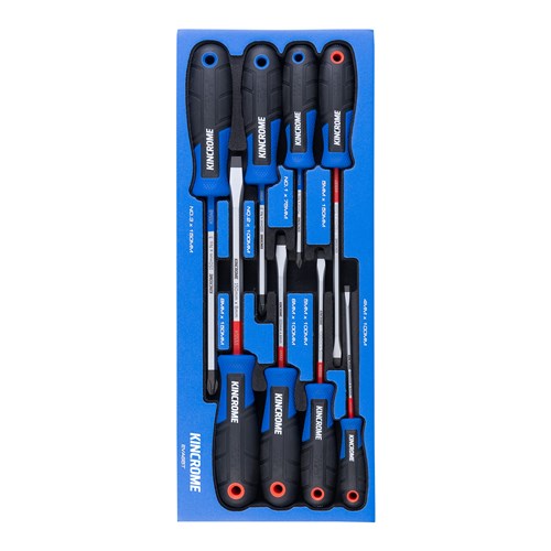 Kincrome TRUCK BOX 8 Piece TorqueMaster® Screwdrivers EVA Tray | EVA85T