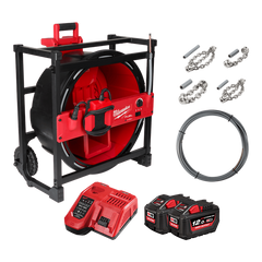 Milwaukee - M18 FUEL™ HIGH SPEED CHAIN SNAKE KIT w/ ONE KEY™ | M18FFSM122