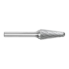 Alpha-1/2In Included Angle Carbide Burr | Silver Series