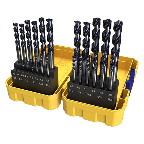 Alpha-25 Piece | Alpha Stainless Plus Metric Tuffbox Drill Set