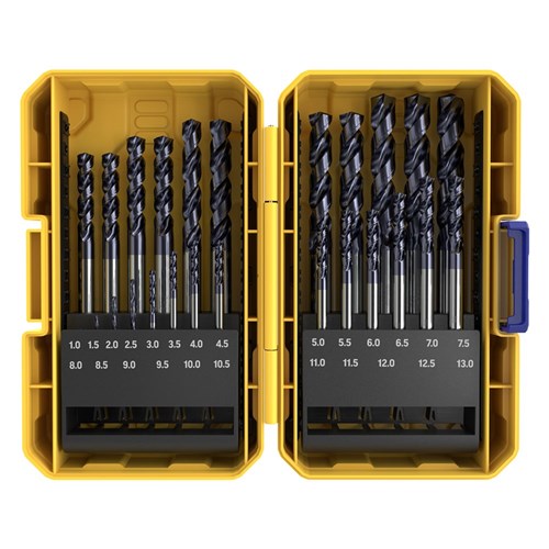 Alpha-25 Piece | Alpha Stainless Plus Metric Tuffbox Drill Set