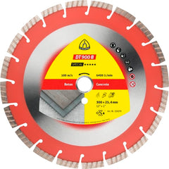 Klingspor -  DT 900 B Special Large diamond cutting blades for Cured concrete, reinforced, Concrete, Construction materials