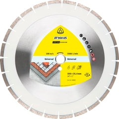 Klingspor -  DT 900 US Special Large diamond cutting blades for Cured concrete, reinforced, Concrete, Construction materials, Chalky sandstone, Granite