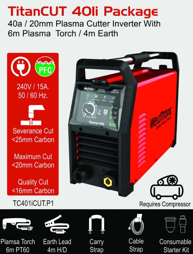 WeldTronic - TC401iCUT.P1 - Industrial Shed